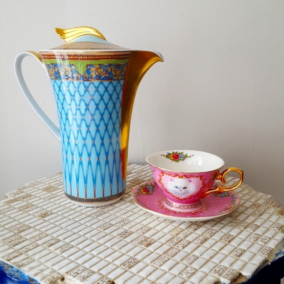 🌙VERSACE ROSENTHAL Russian Dream Creamer Pitcher - Picture 10 of 16